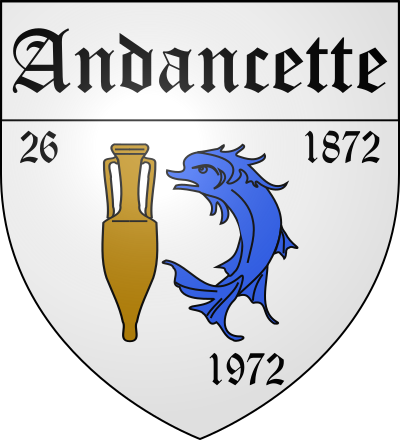 Blason de la commune Andancette