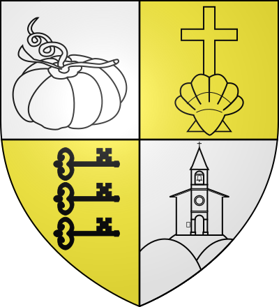 Blason de la commune La Coucourde
