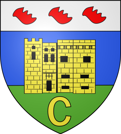 Blason de la commune Crest
