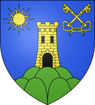 Blason de la commune Les Pilles