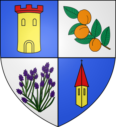Blason de la commune Rochebrune