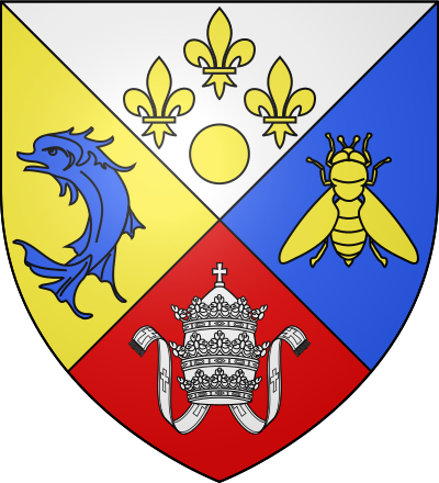 Blason de la commune Rochegude