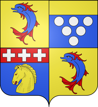 Blason de la commune Saint-Vallier