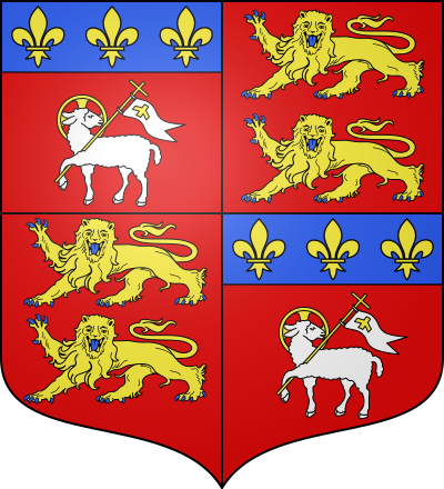 Blason de la commune Amfreville-les-Champs