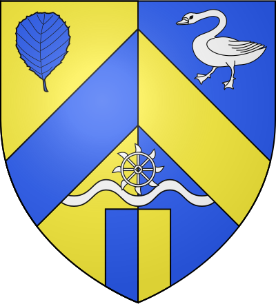 Blason de la commune Aulnay-sur-Iton