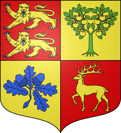 Blason de la commune Les Baux-de-Breteuil