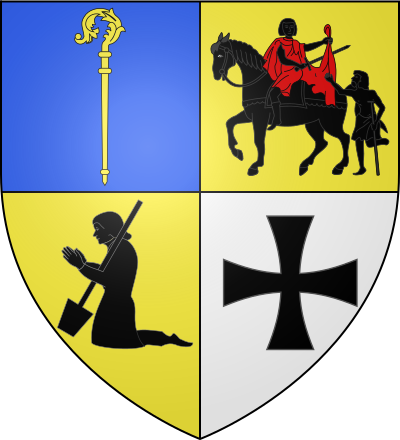 Blason de la commune Brosville
