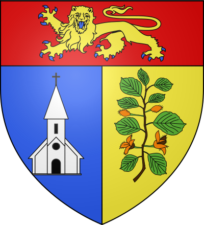 Blason de la commune La Chapelle-du-Bois-des-Faulx