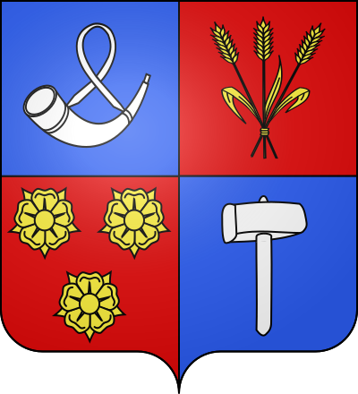 Blason de la commune Chavigny-Bailleul