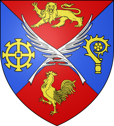 Blason de la commune Croisy-sur-Eure