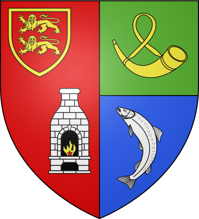 Blason de la commune La Ferrière-sur-Risle