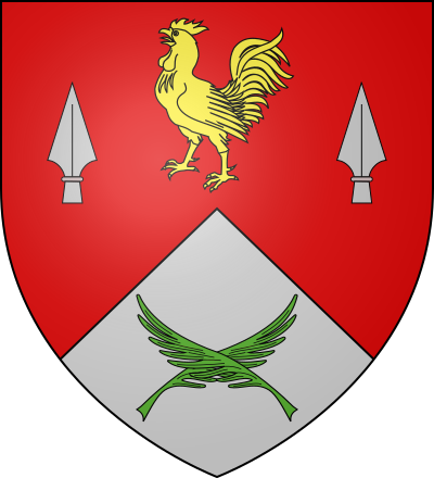 Blason de la commune Ferrières-Haut-Clocher