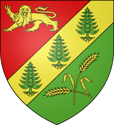 Blason de la commune Glisolles