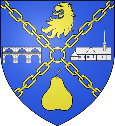 Blason de la commune Le Plessis-Grohan