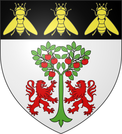 Blason de la commune Saint-Meslin-du-Bosc