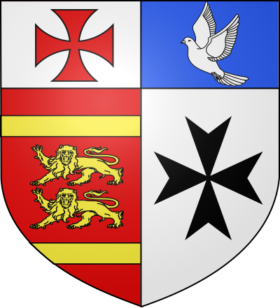 Blason de la commune Sainte-Colombe-la-Commanderie