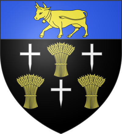 Blason de la commune Saussay-la-Campagne