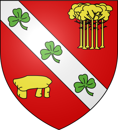 Blason de la commune Les Ventes