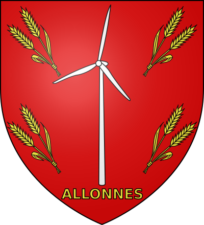 Blason de la commune Allonnes