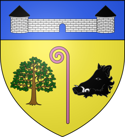 Blason de la commune Bailleau-l'Évêque