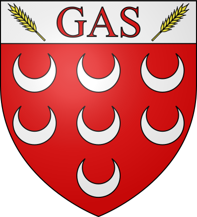 Blason de la commune Gas