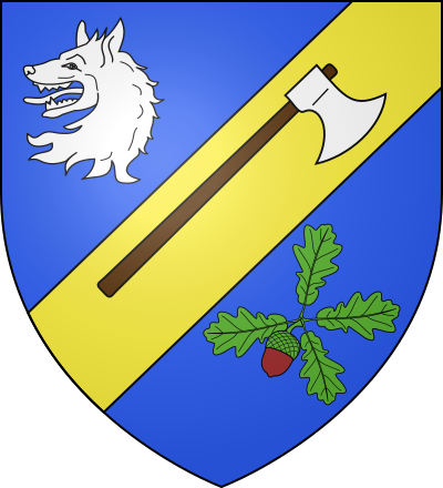 Blason de la commune Luigny