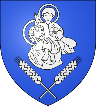 Blason de la commune Saint-Christophe