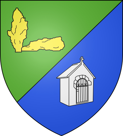 Blason de la commune Saint-Jean-Pierre-Fixte