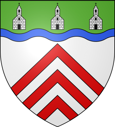 Blason de la commune Trizay-Coutretot-Saint-Serge