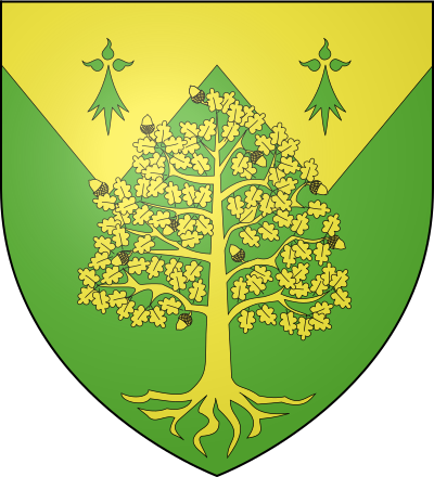 Blason de la commune La Feuillée