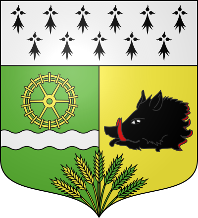 Blason de la commune Loc-Eguiner