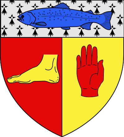 Blason de la commune Locmélar