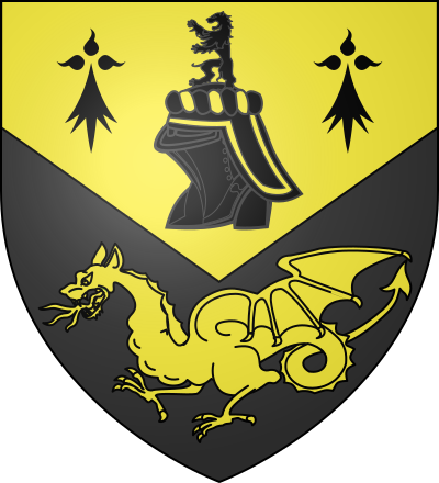 Blason de la commune Saint-Derrien