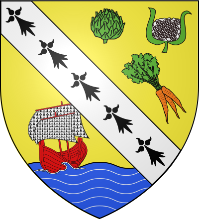 Blason de la commune Santec
