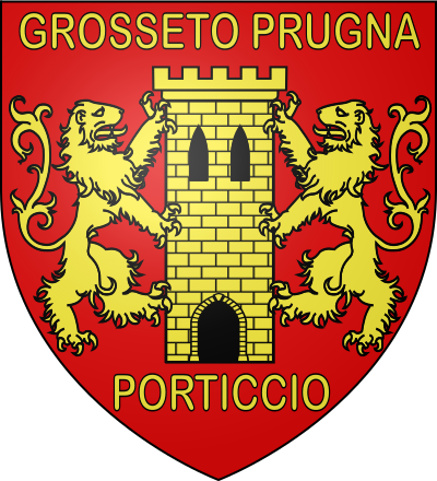 Blason de la commune Grosseto-Prugna