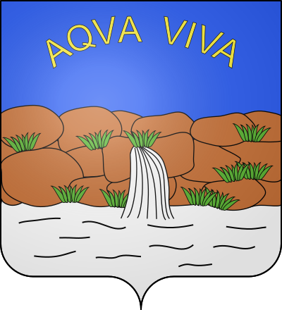 Blason de la commune Aigues-Vives