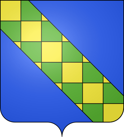 Blason de la commune Allègre-les-Fumades