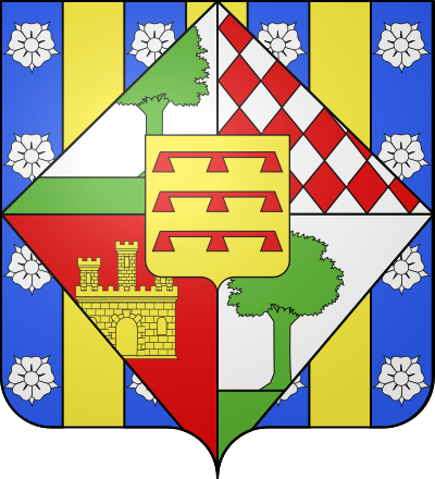 Blason de la commune Calvisson