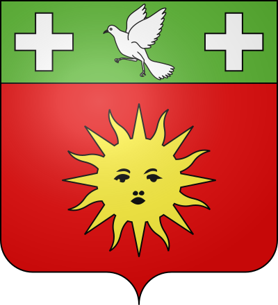 Blason de la commune Lédignan