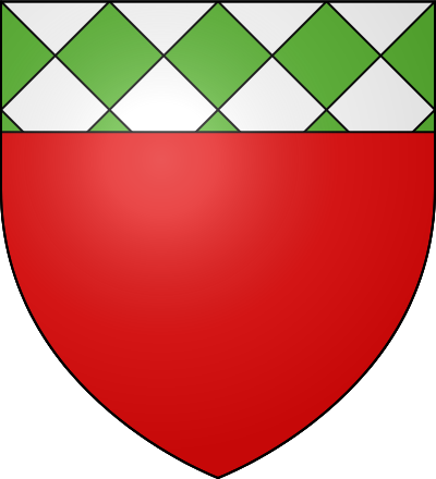 Blason de la commune Lussan