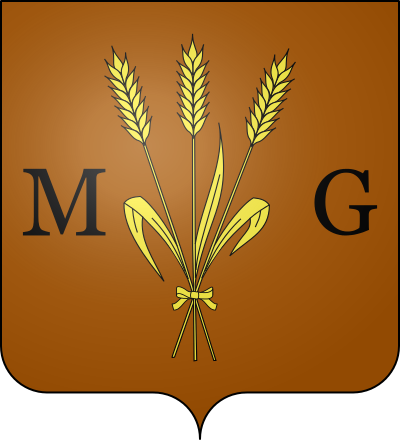 Blason de la commune Maruéjols-lès-Gardon