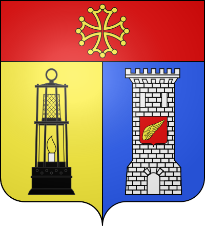 Blason de la commune Molières-sur-Cèze