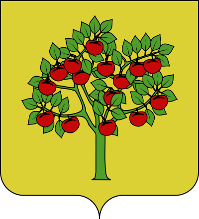 Blason de la commune Pommiers