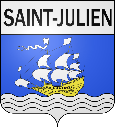 Blason de la commune Saint-Julien-de-la-Nef
