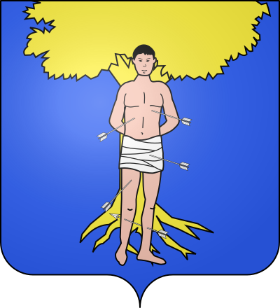 Blason de la commune Saint-Sébastien-d'Aigrefeuille