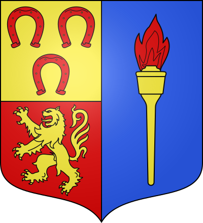 Blason de la commune Thoiras-Corbès
