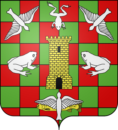 Blason de la commune Vestric-et-Candiac