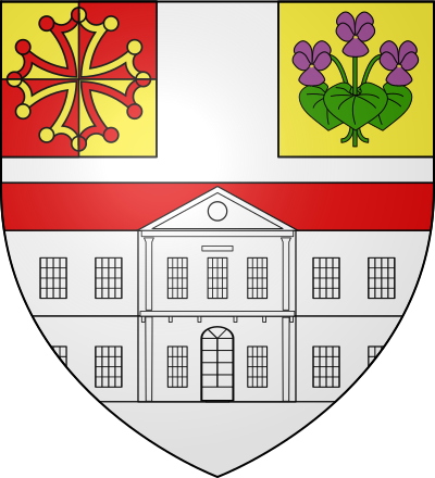 Blason de la commune Aucamville