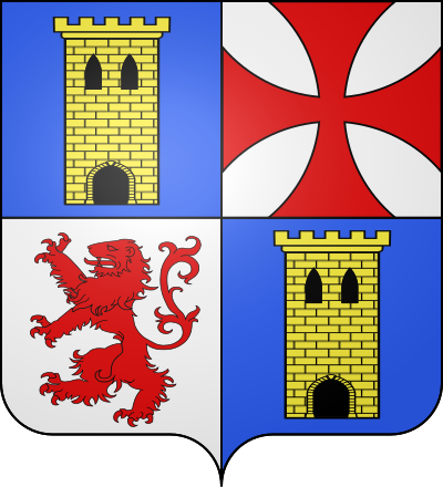 Blason de la commune Auzas