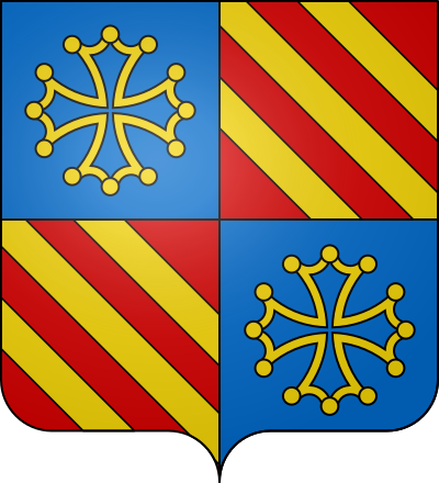 Blason de la commune Bruguières